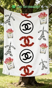 Chanel Throw Blankets